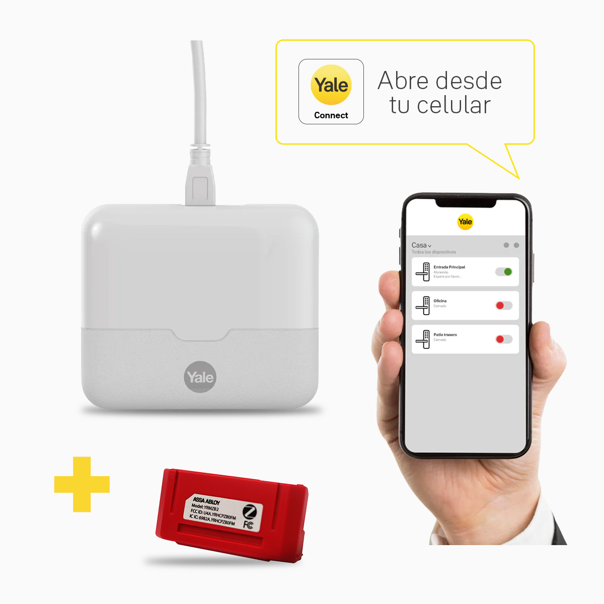 Módulo de conexión Yale Connect HUB + Zigbee YRD - YRL