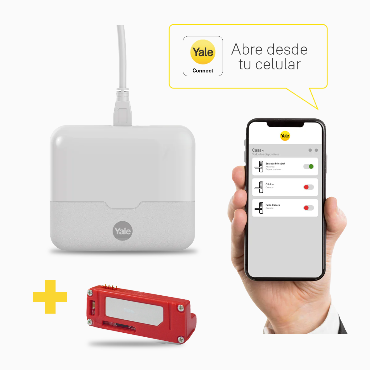 Módulo de conexión Yale Connect HUB + Zigbee YMF - YDF
