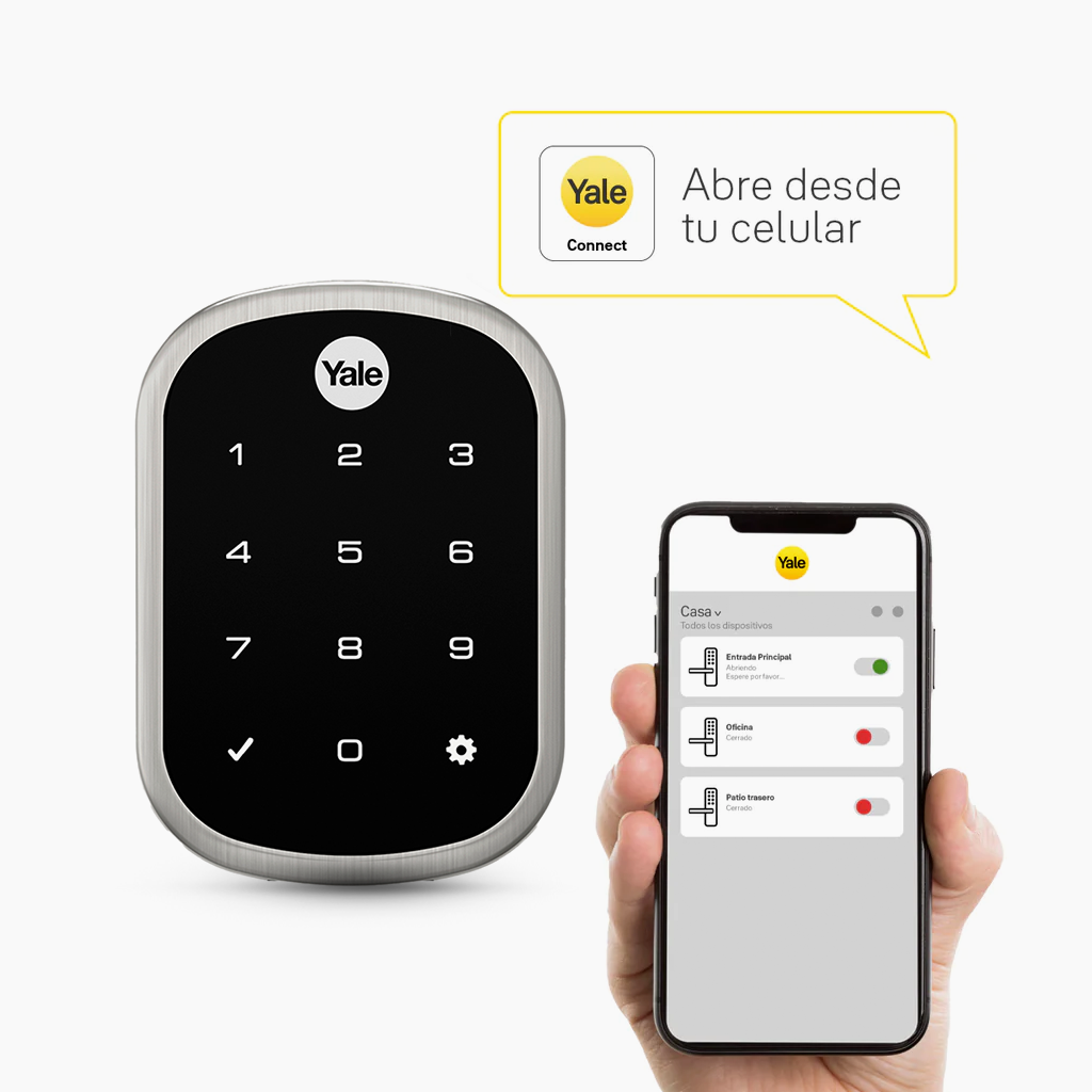 Cerrojo Digital YRD256 + kit apertura con celular