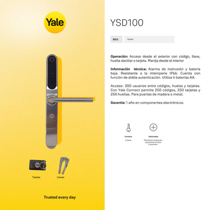 Cerradura Digital YSD100 para puerta abatible