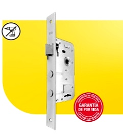 Cerradura de embutir 9326A con tornillos (PK)